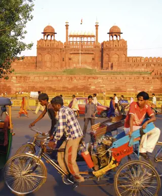 Rotes Fort in Old Delhi